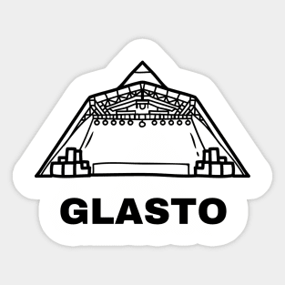 Glastonbury Festival Pyramid Stage Sticker